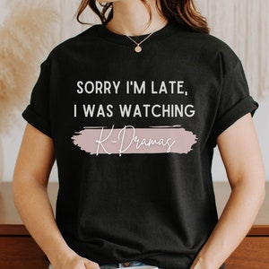 K-drama Fan Tshirt korean drama shirt kdramas merch gift for her dramas kdrama clothing hallyu tee kdrama addict fan T-shirt kpop fashion