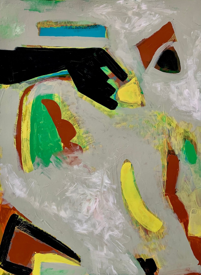 Abstract Painting Abstract Art on Paper