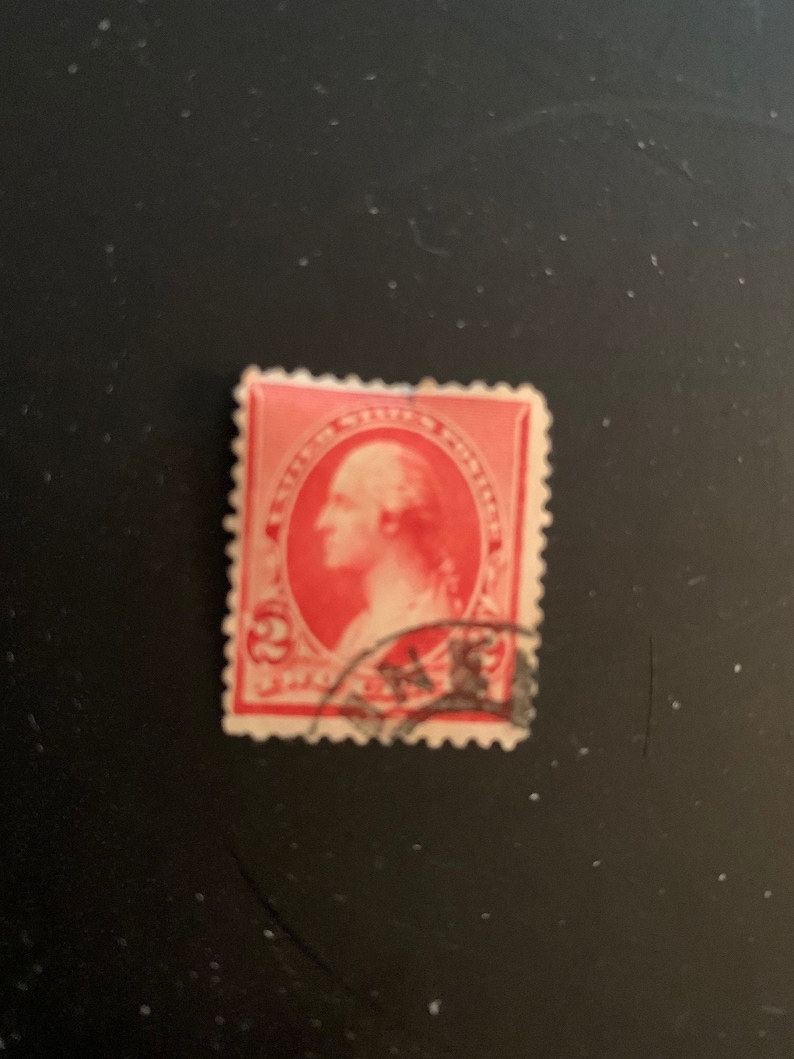 1920's Washington 2 cent stamp Etsy