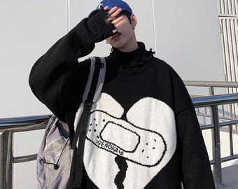 Ripped Turtleneck - Etsy UK