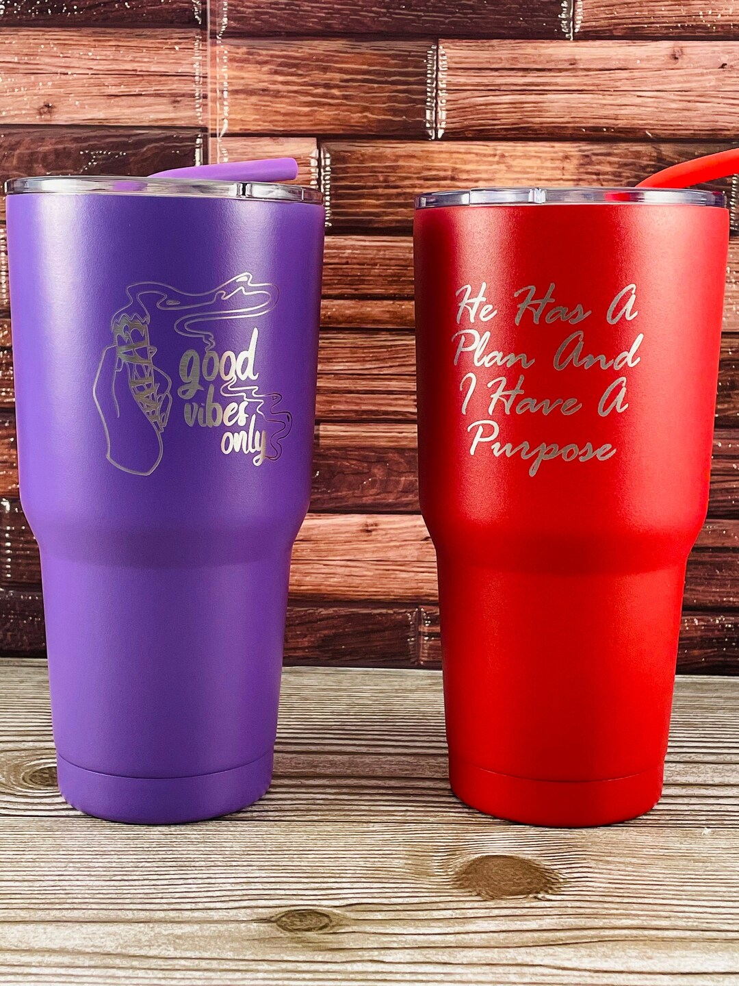 Personalized 30 OZ Tumbler, Custom Travel Mug, Laser Engraved Tumbler