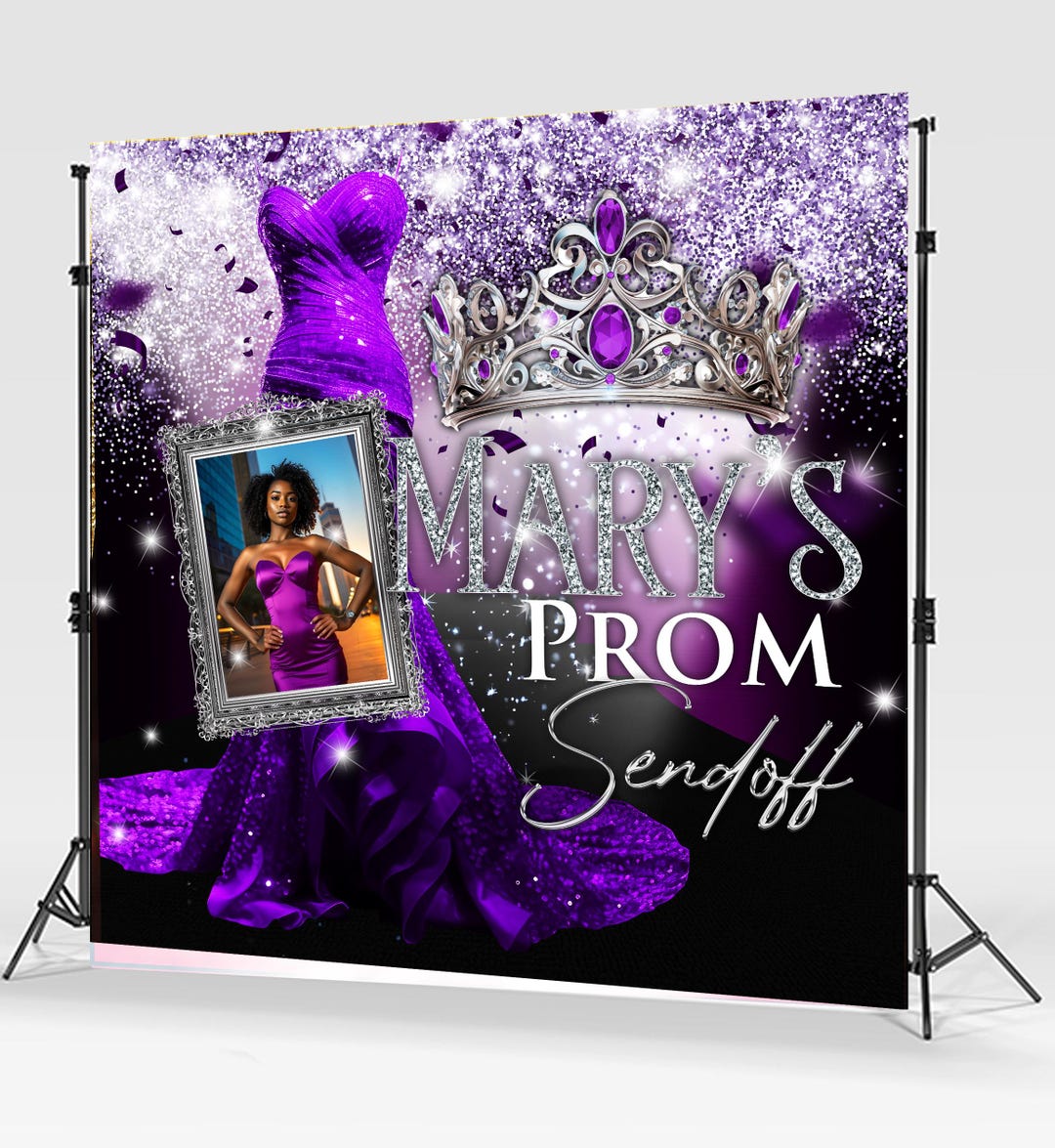 Prom Photo Backdrop Photo Backdrop Background Custom Step and Repeat Prom Birthday ...