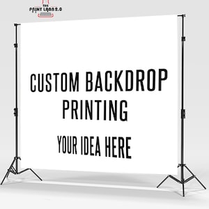 Custom Step and Repeat Backdrop Printing: Upload your File or We can create it