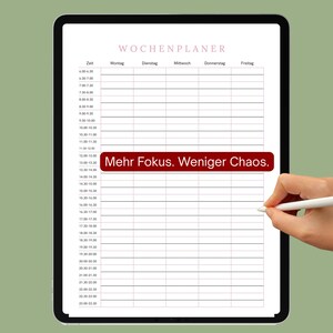 pink and black digital planner