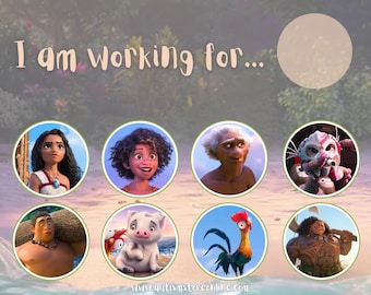 Moana 2 token board, Token system, Reinforcement, Autism, Special Needs, Special Education, SPED, Printable Only