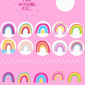 Token board, Token system, ReinforcemenT,  Potty Training, Token Economy, Positive Discipline,  Homeschool, PRINTABLE FILE ONLY