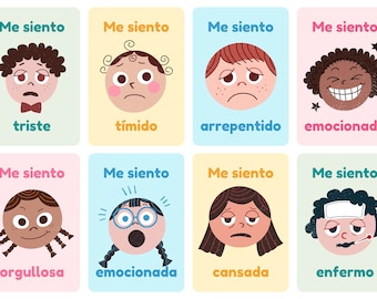 Las emociones, Sentimientos, espanol