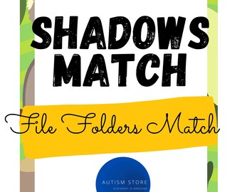 Shadows Matching / File Folders Content / Kindergarten / Autism / SPED