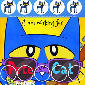 Token board, Token system, Token economy, Potty Training, Reinforcement, Positive Discipline,  Pete the Cat - PRINTABLE FILE ONLY