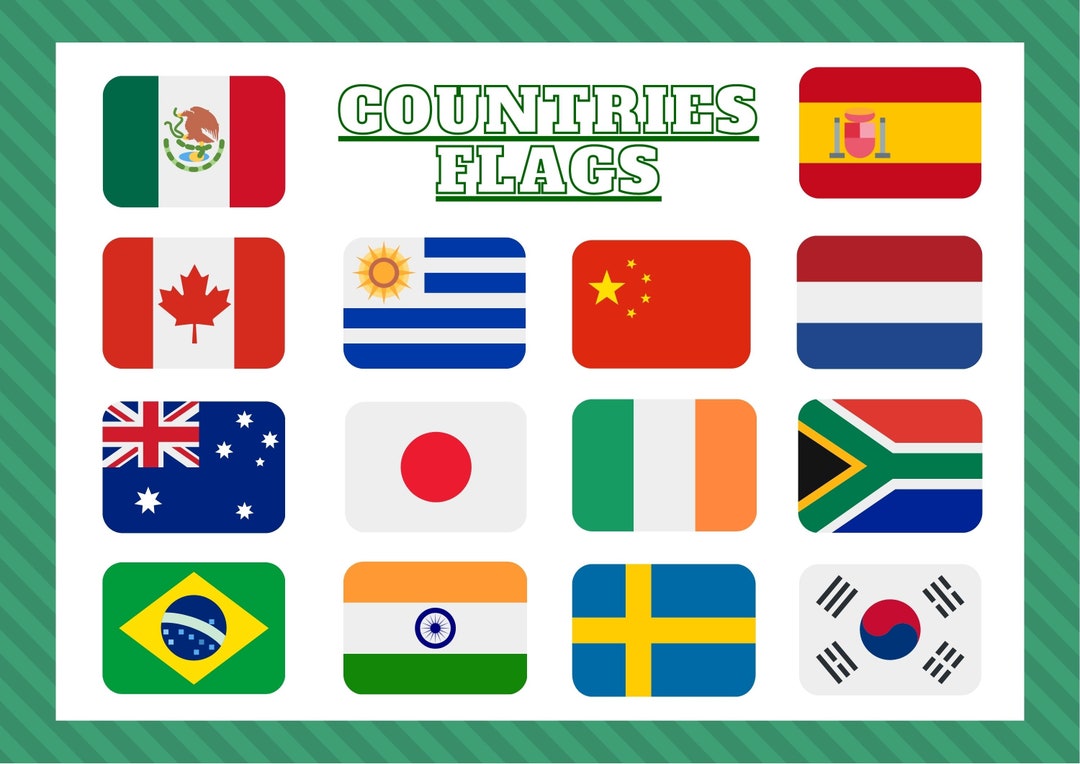 Countries Flags / Learning / Geography for Kids / Flags / Countries ...