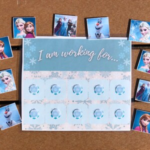 Token Reward Chart / Token Board / Rewards / Token System / Reinforcement / Frozen / Token Economy / Potty Training