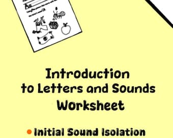 Introduction to Letters and Sounds: Letter A