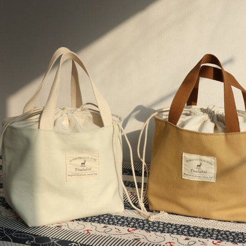 Japanese Style Leaf Lunch Bag Lunch Tote Eco Friendly Etsy