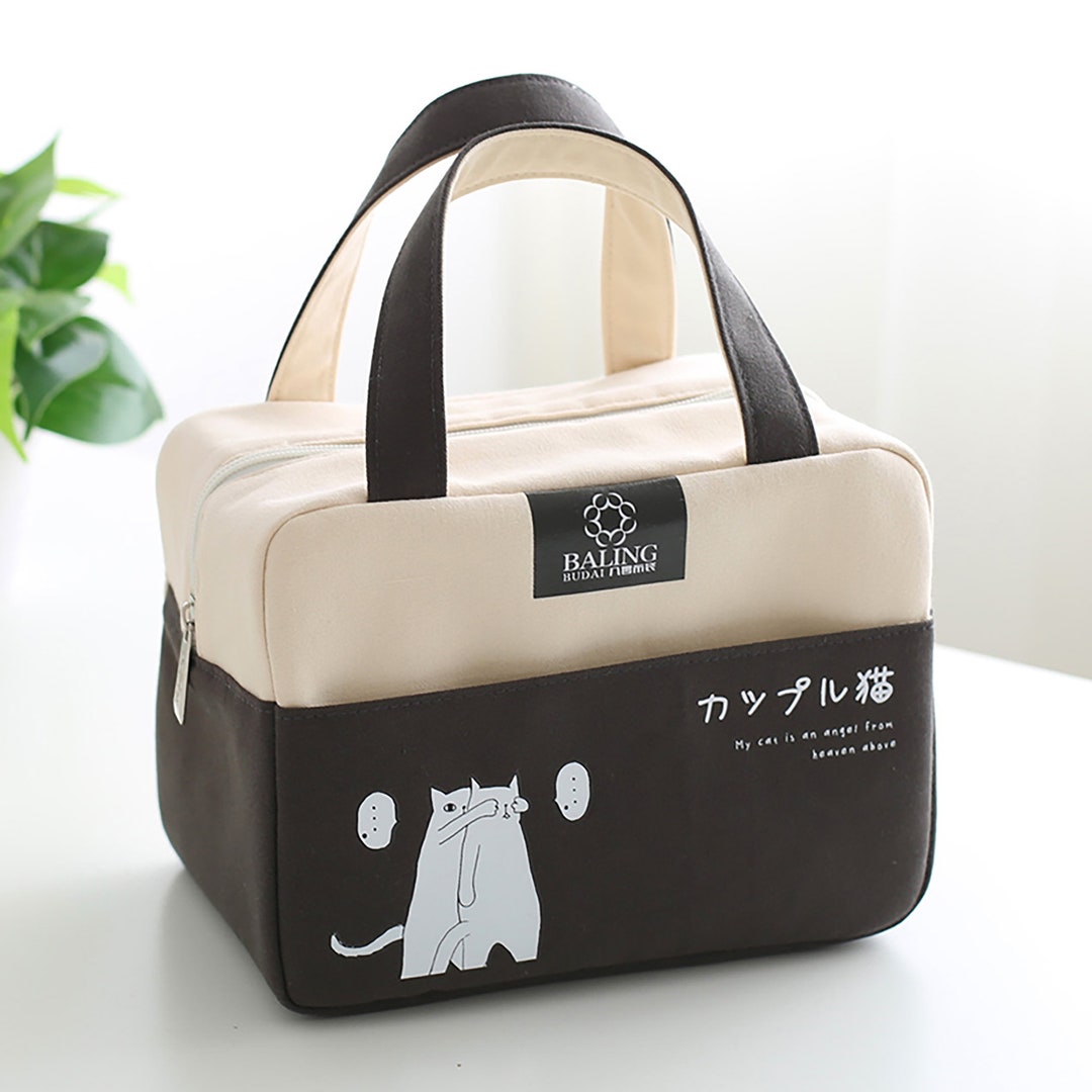 Cute Japanesestyle Lunch Box Bag Simple Aluminum Foil Etsy
