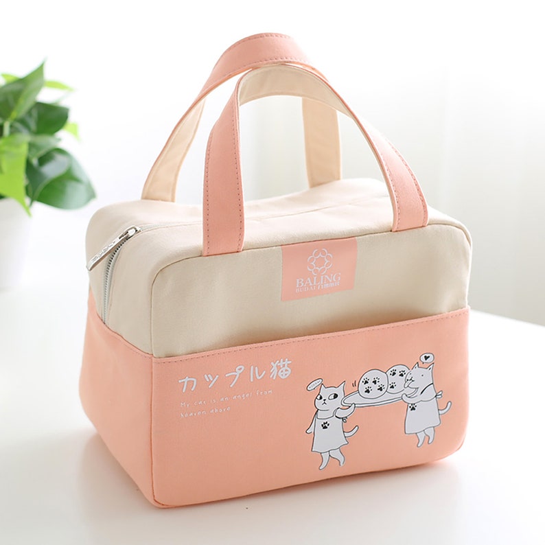 Cute Japanesestyle Lunch Box Bag Simple Aluminum Foil Etsy