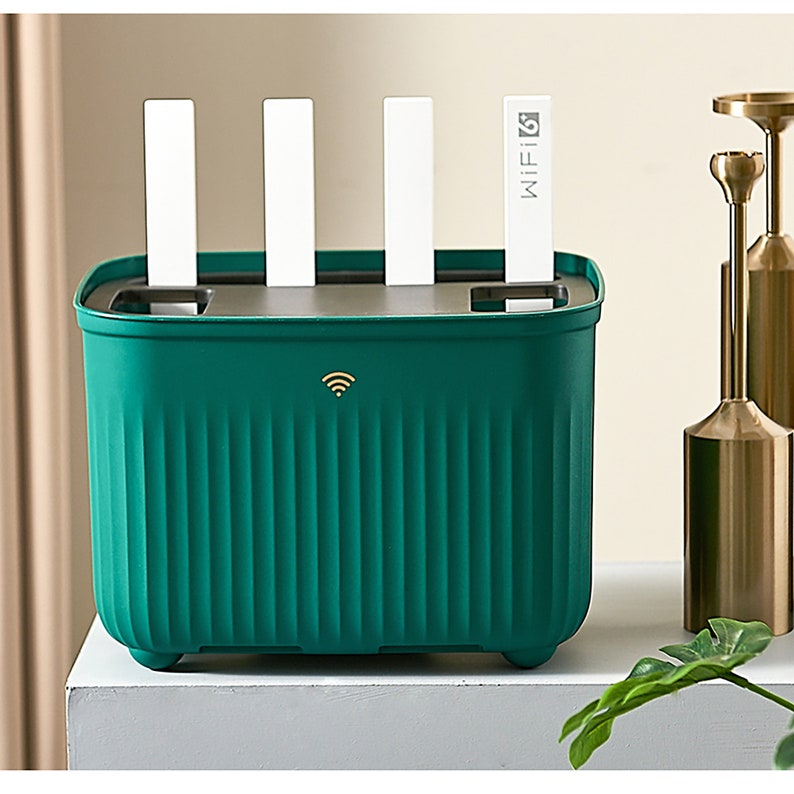 Minimalist Wifi Router Storage Box With Lid Router Organizer Etsy