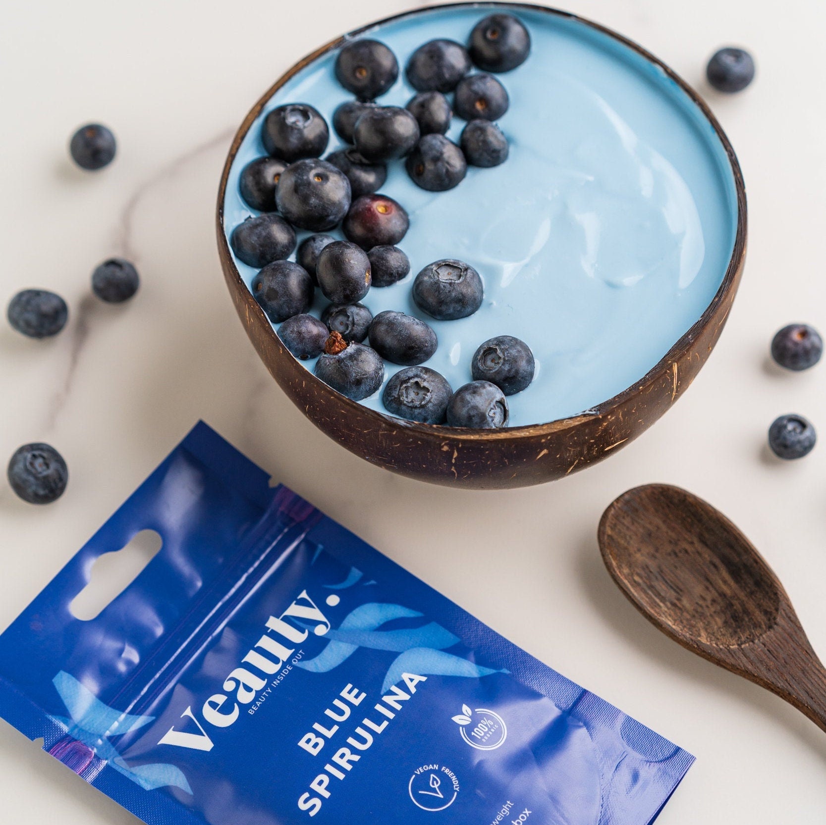 35g Organic Blue Spirulina Powder Vegan Blue Smoothie Etsy