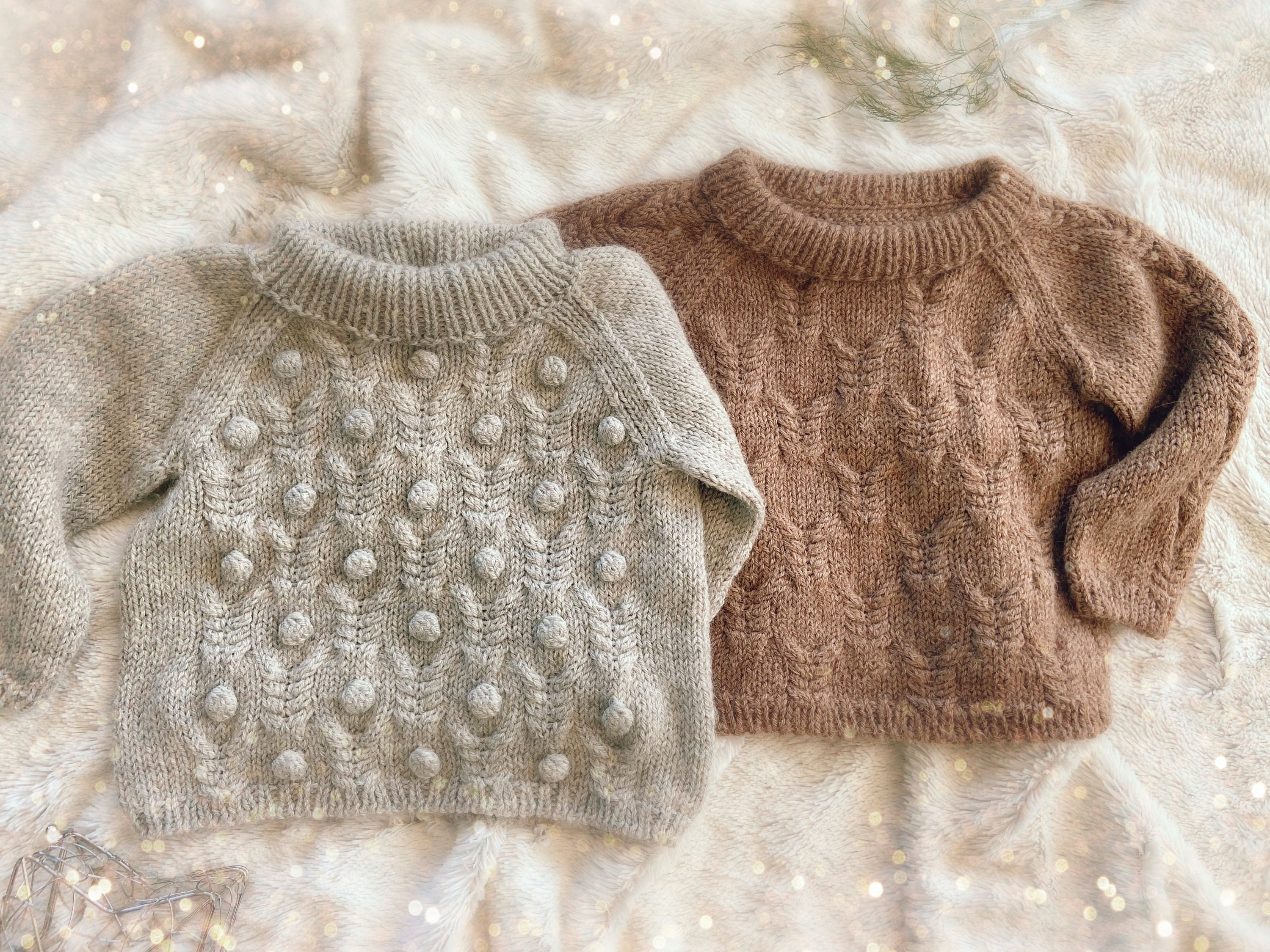 COMBO: Knitting patterns PDF Sweetheart Baby Sweater, 6 months - 4 years old & 3-in-1 Baby Booties and Socks, newborn to adult, step by step