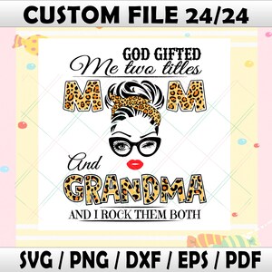 Download God Gifted Me Two Titles Mom And Me Me Svg Trending Svg Mom Etsy