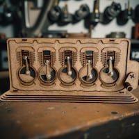 DIGITAL FILE - Push up Automata - Moving Sculpture - Laser Cutter Files ...