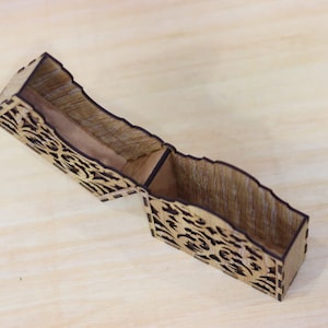 3mm laser cut wooden playing card box, Digital design for instant download - Laser Cutting, Dxf, Crd, Ai, Pdf, laser templates, digital file
