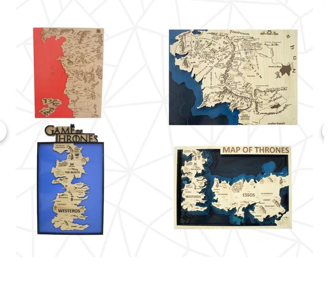 Game of Thrones Map, Mapsofthrones, Middleearth, Westeros, Witcher ...