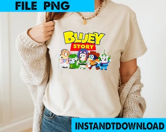 Bluey Story PNG | Bluey Family PNG | Bluey Png | Bluey Bingo Png | Bluey Mom Png