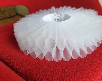 Transparent Collar - Joy/Jobu Tupaki &quot;Everything Everywhere All at Once&quot; - White Neckpiece - elizabethan gorguera