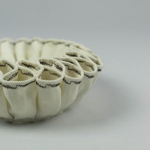 Embroidered White Ruff in Soft Fabric – Elizabethan Collar - Vintage ...