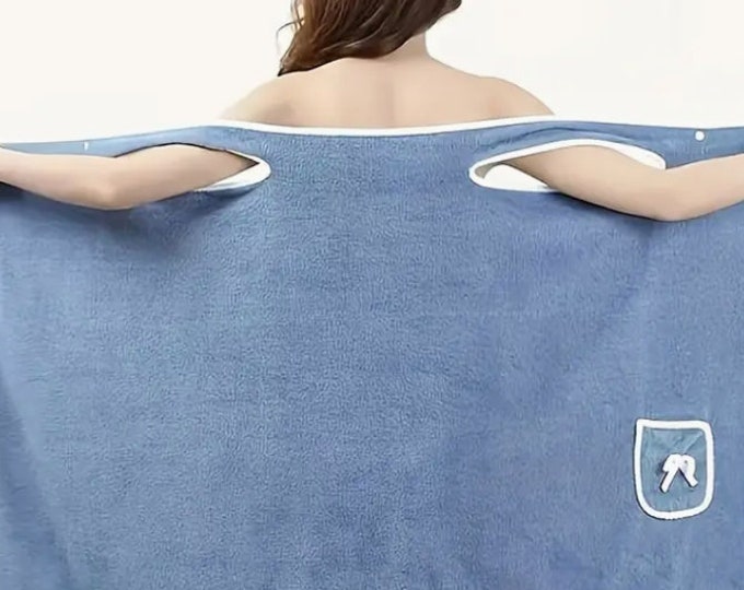 Wrap Around Bath Towel Soft Absorbent Large Travel Home Etsy