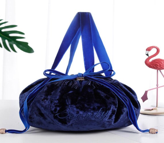 Etsy drawstring makeup bag sale
