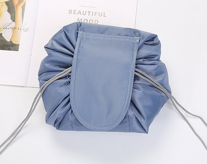 Personalized Drawstring Makeup Toiletries Bag Best Gift Etsy