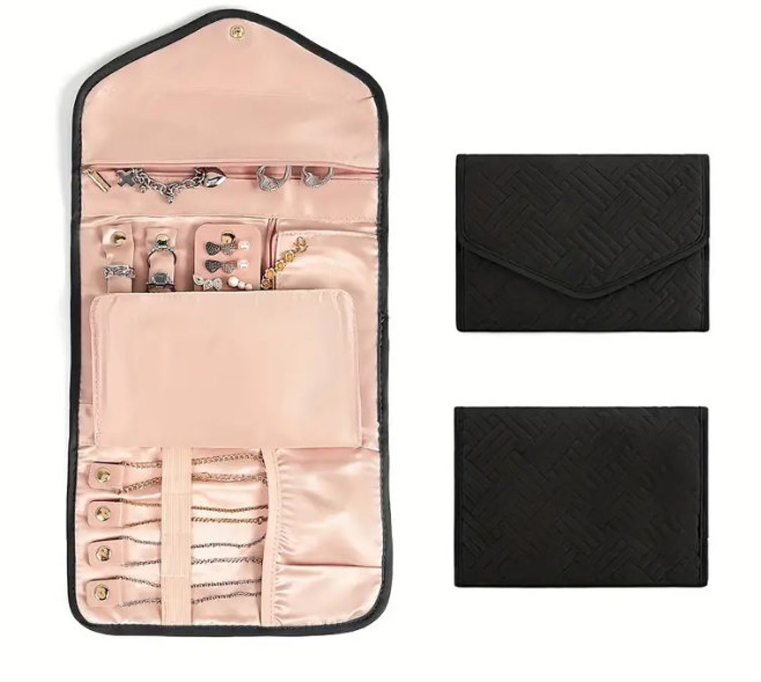 Travel Jewelry Roll Organizer for Necklaces Bracelets Earrings Etsy