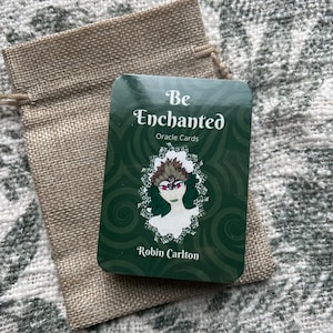 Be Enchanted Oracle Card Deck | Pocket Size |Travel Size | 52 Cards | Illustrated by Robin Carlton