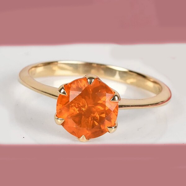 •LUNAR• amethyst + mexican fire opal + silver ring (size 8)