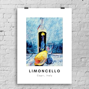 Limoncello, Bar Art digital download