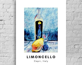 Limoncello, Bar Art digital download