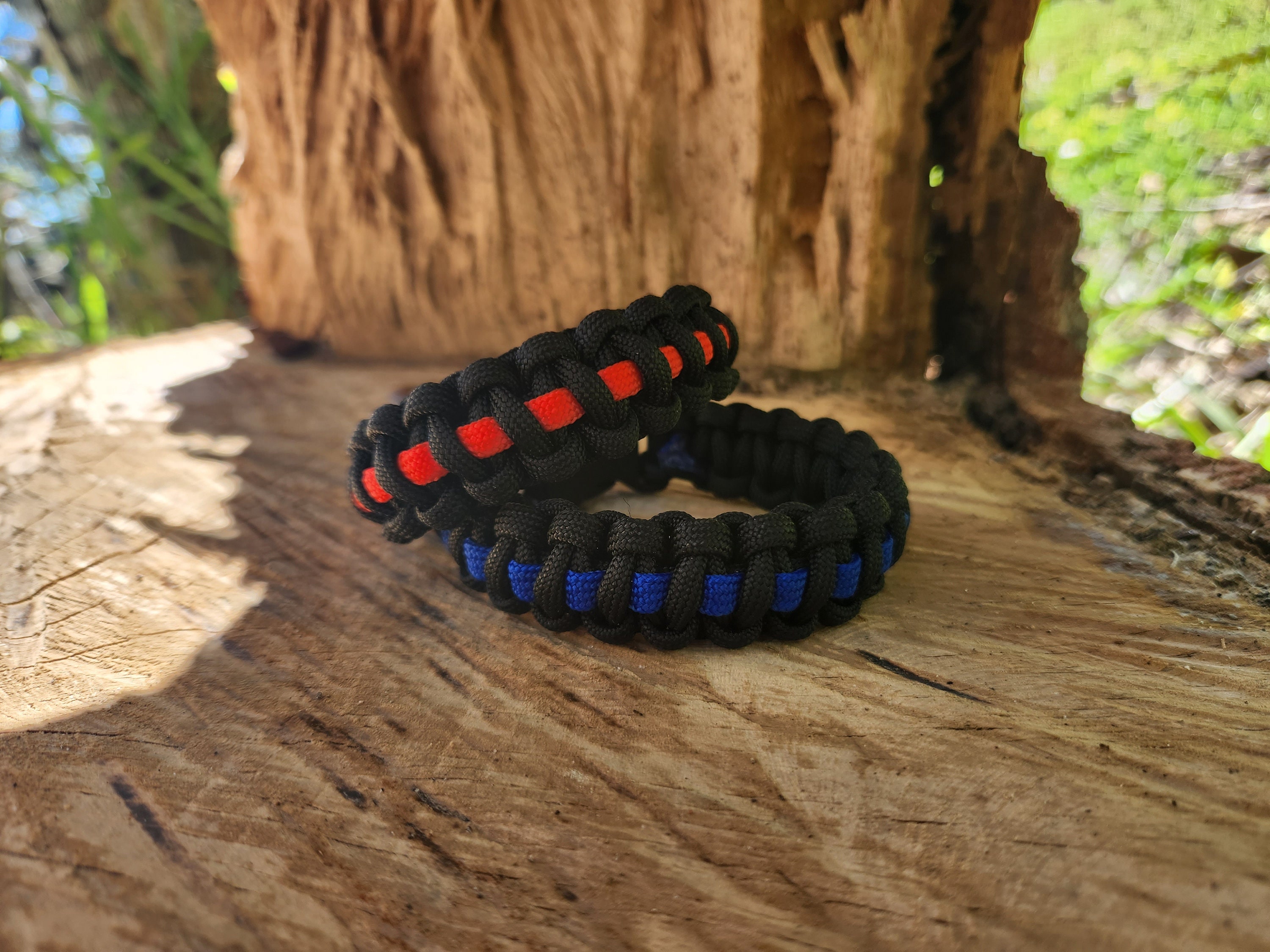Thin Blue Line Bracelet/thin Red Line Bracelet/police Bracelet