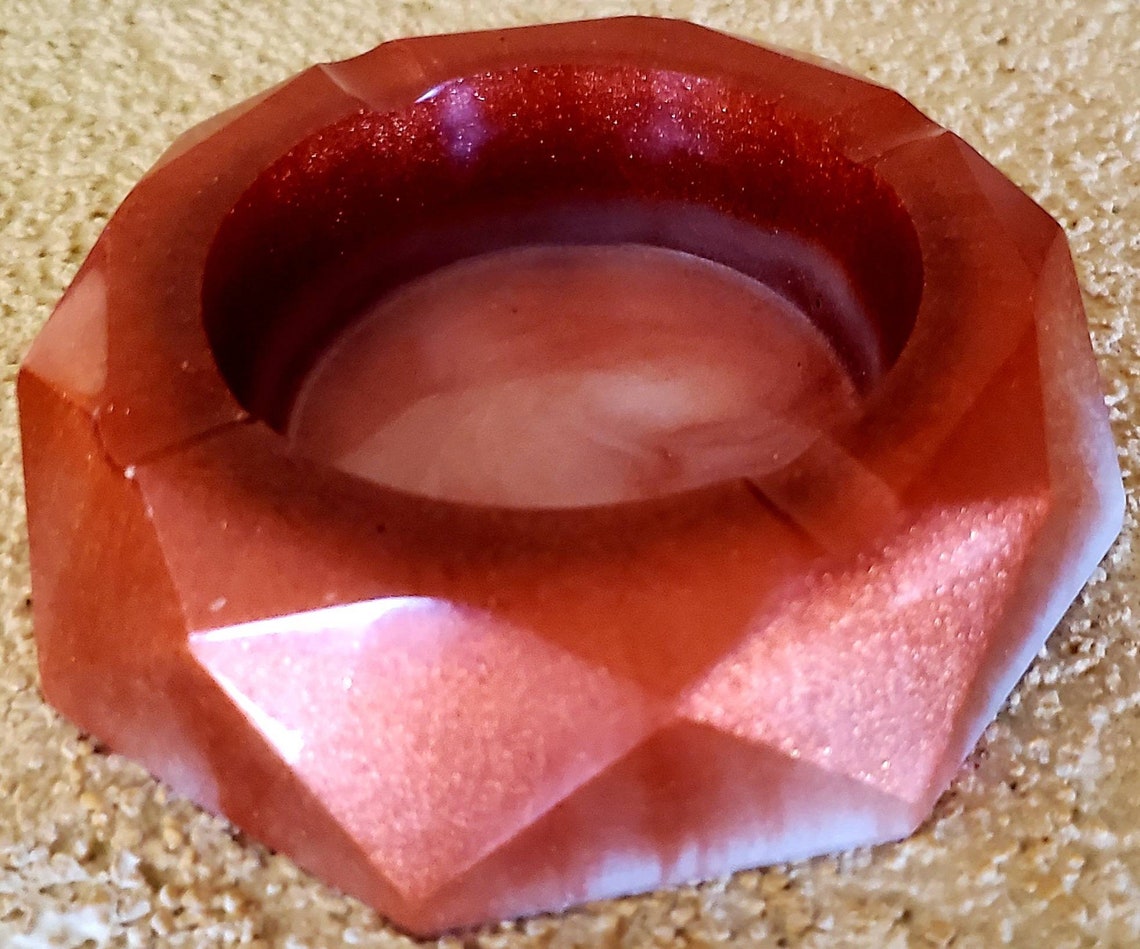 Resin ashtray Etsy
