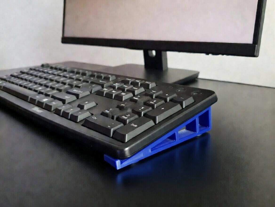 Homemade Keyboard Riser Ergonomic Keyboard Risers for Comfort and Wrist Pain Relief | 3D ...