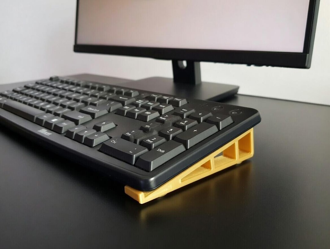 Keyboard Stacker Riser Ergonomic Keyboard Risers for Comfort and Wrist Pain Relief | 3D ...