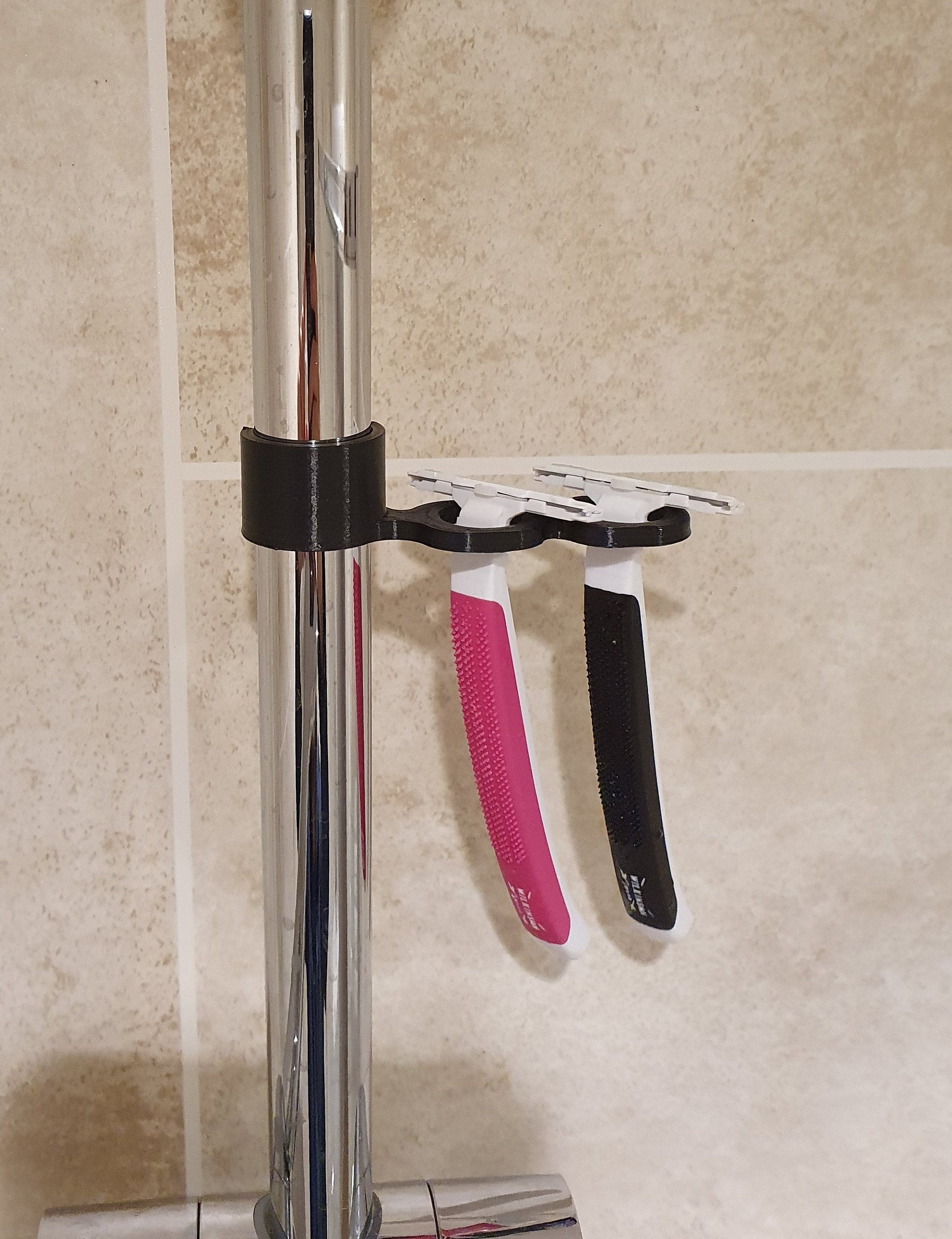 Clip on Shower Rail Disposable Shaver / Razor Holder Etsy