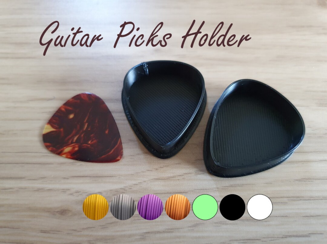 Simple Guitar Pick / Plectrum Holder - Holds Several Picks / Plectrums ...