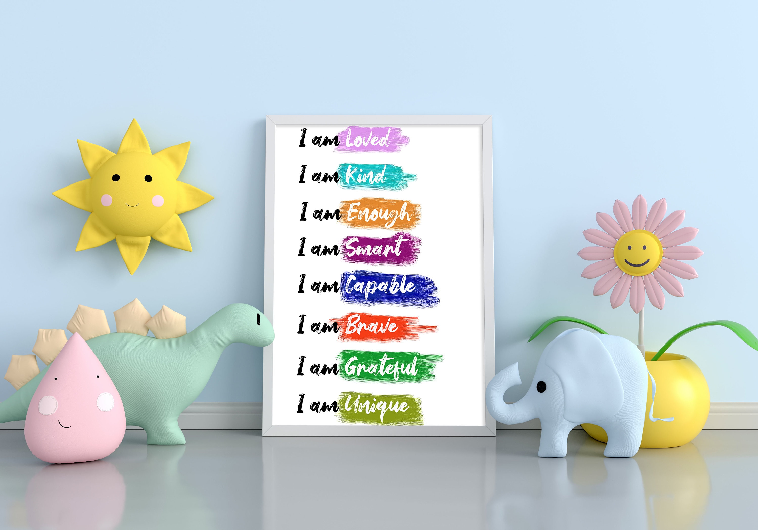 Kids Affirmations Printable Poster || Printable & Wall Art for Your ...