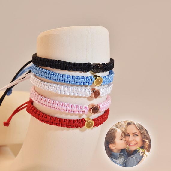 Personalized braided rope bracelets sale