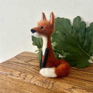 Woodland Creatures, Character Needle Felted Animal, Miniature Collectibles, Handcrafted Figurines, Unique Ornament. image 12