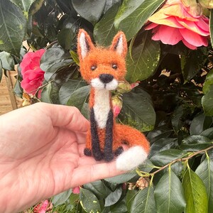 Woodland Creatures, Character Needle Felted Animal, Miniature Collectibles, Handcrafted Figurines, Unique Ornament. image 10