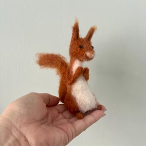 Woodland Creatures, Character Needle Felted Animal, Miniature Collectibles, Handcrafted Figurines, Unique Ornament. image 11