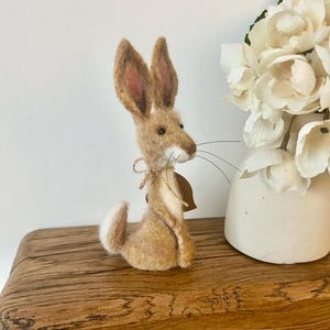 Woodland Creatures, Character Needle Felted Animal, Miniature Collectibles, Handcrafted Figurines, Unique Ornament. image 13