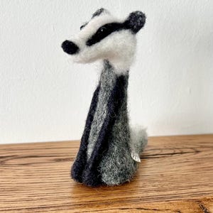 Woodland Creatures, Character Needle Felted Animal, Miniature Collectibles, Handcrafted Figurines, Unique Ornament. image 16